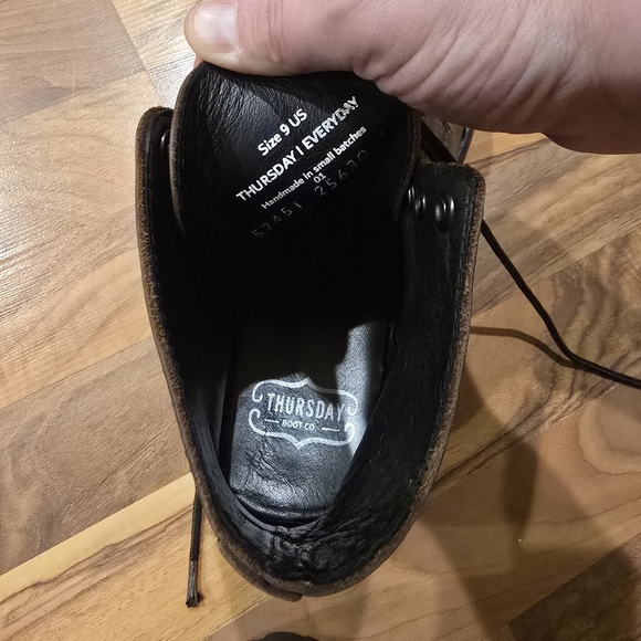 Thursday Boot Company Captain Stormking In Shade Tobacco Size 9 - Picture 2 of 14